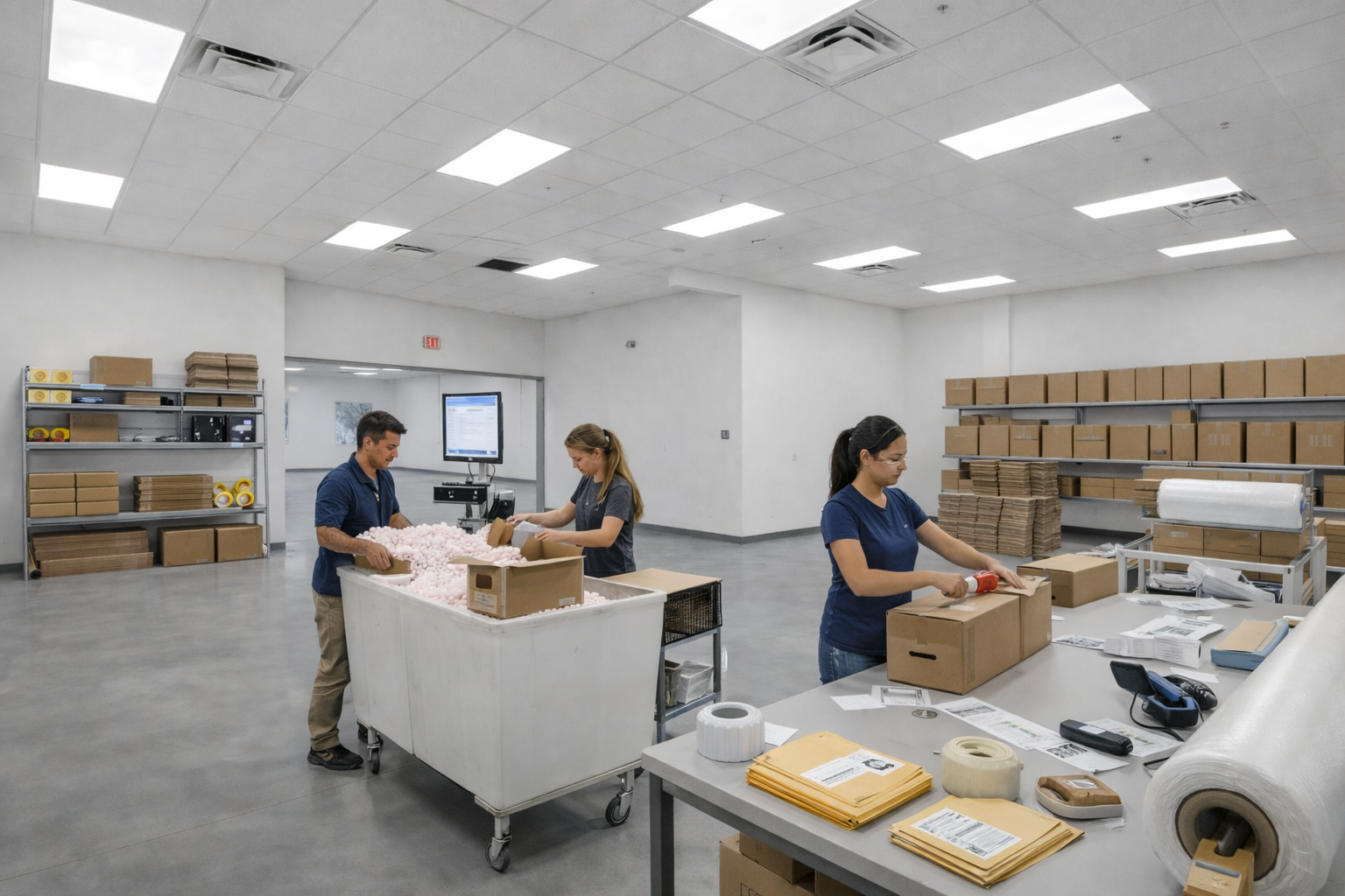 Warehouse processing concept