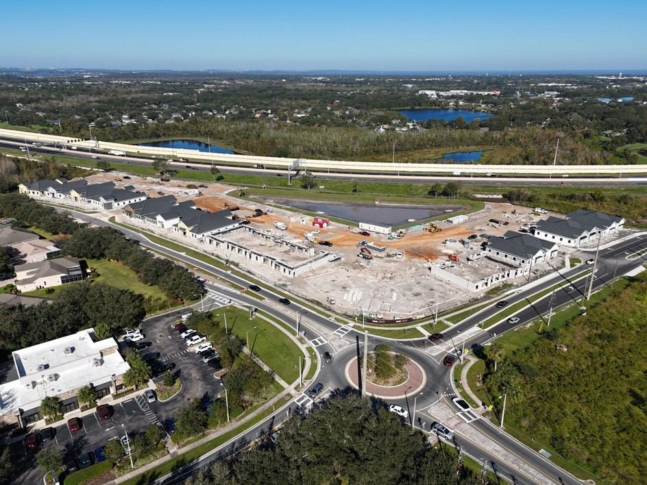 Aerial view of Palm Coast Town Center