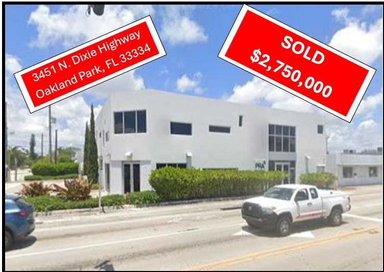 HDK Capital sold announcement: 3451 N. Dixie Highway